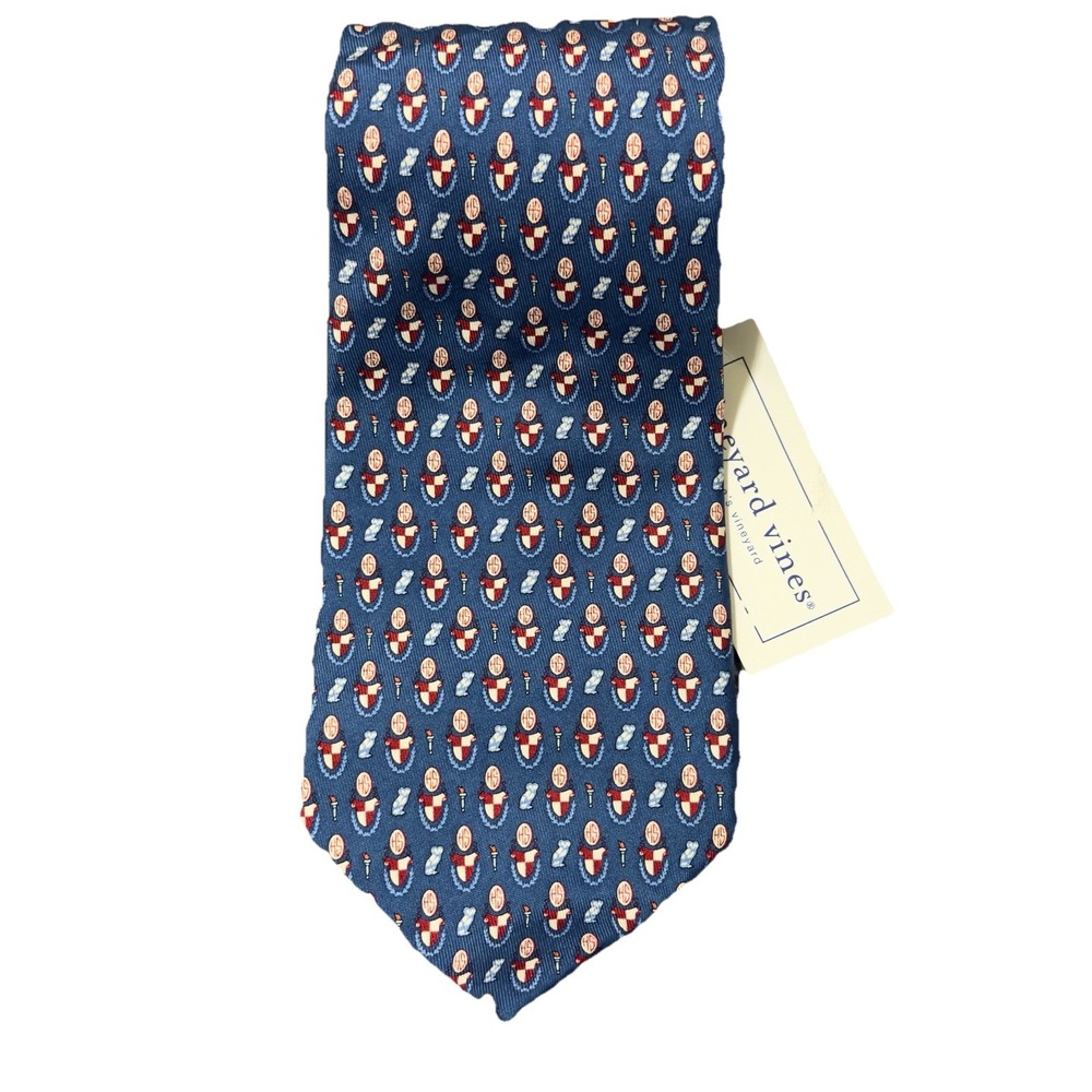 Vineyard Vines Silk Tie The Harvey‎ School Custom Collection